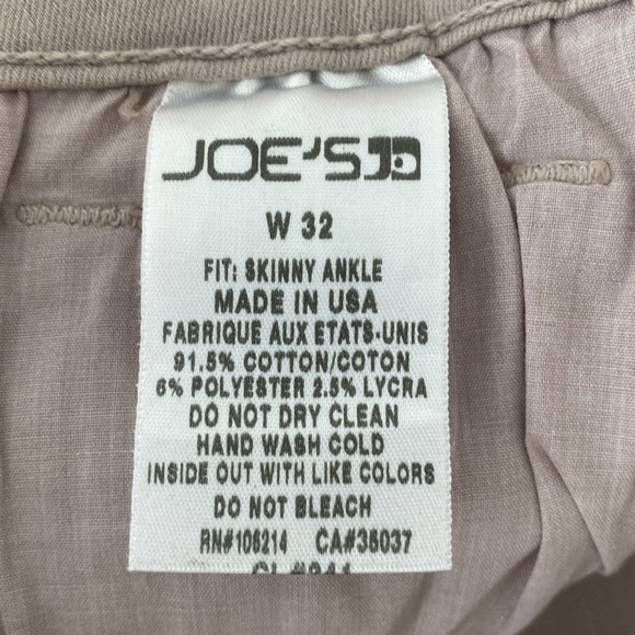 Joe’s Jeans Skinny Ankle Waist 32 Silver Denim - Picture 6 of 7